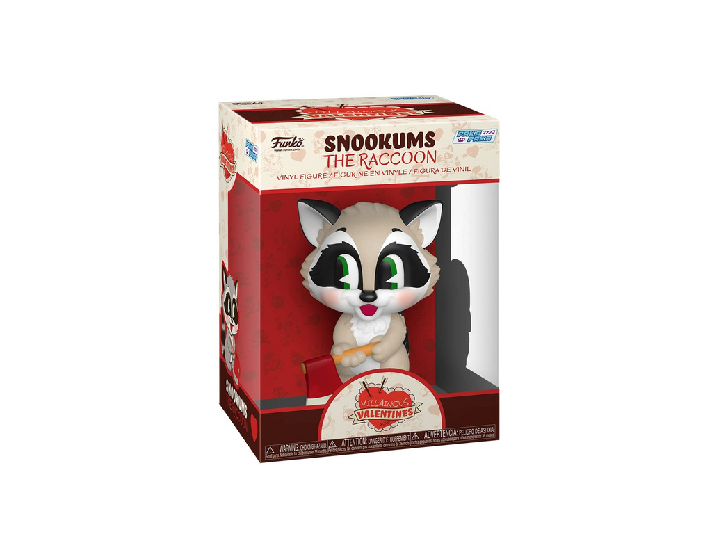 Villainous Valentines Snookums the Raccoon Funko Pop! Vinyl figure Holiday