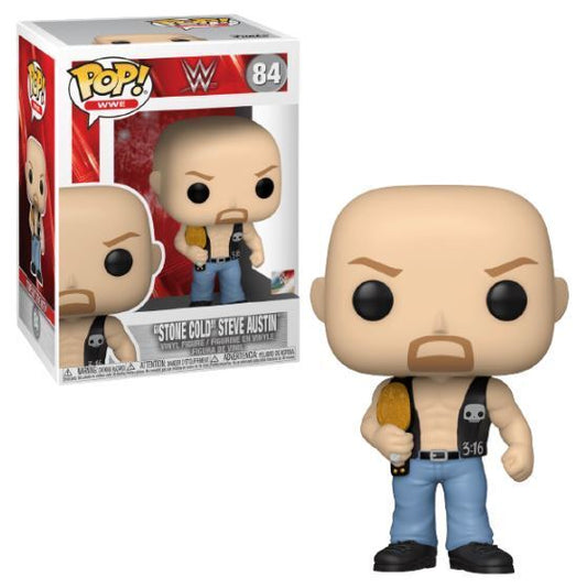 WWE - Stone Cold Steve Austin w/Belt #84 - Funko Pop! Vinyl Figure (Sports)