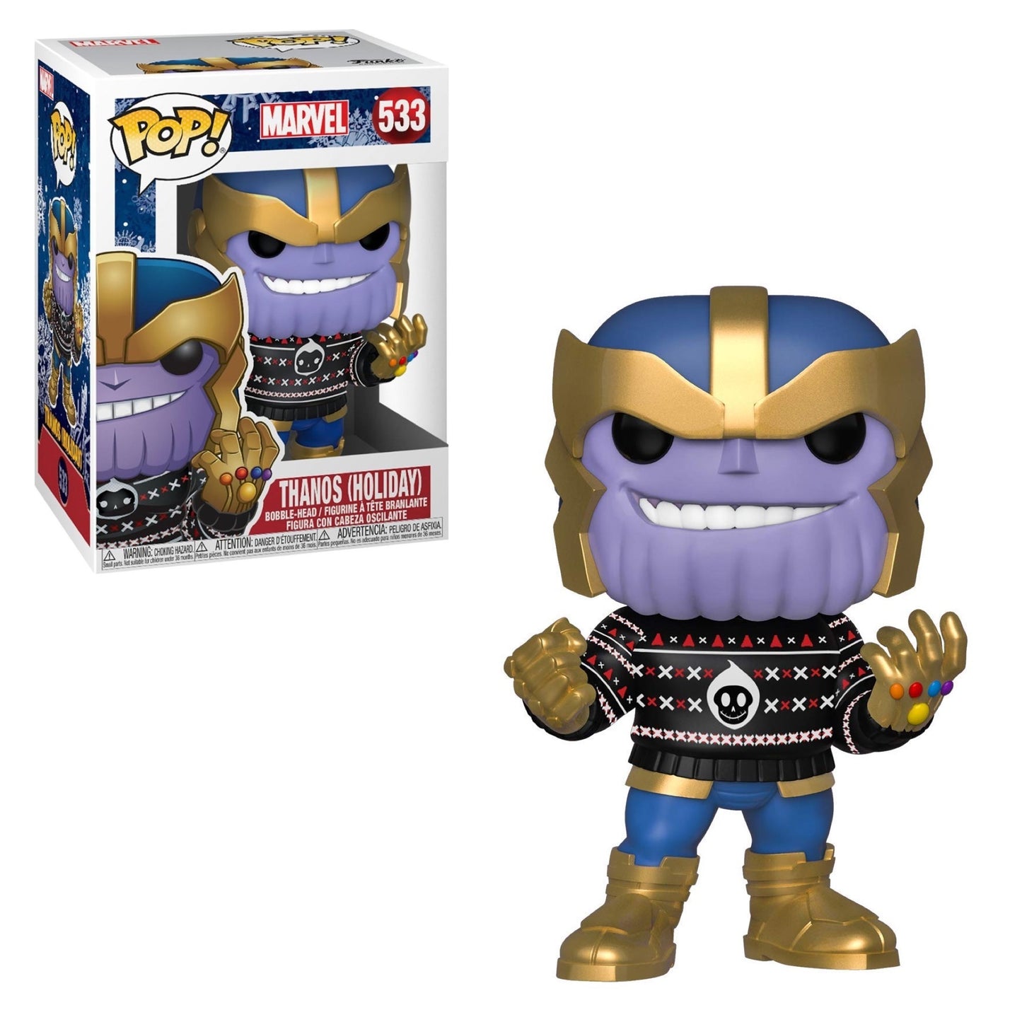 Marvel - Holiday Thanos #533 - Funko Pop Vinyl Figure