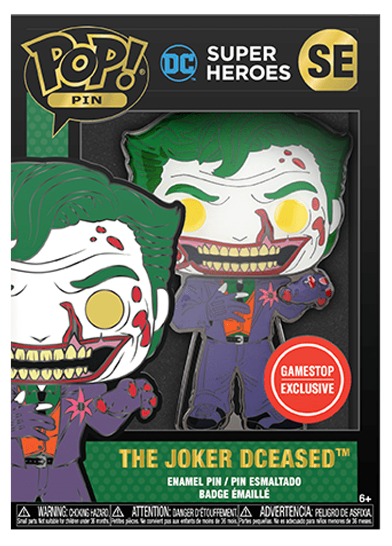 DC Comics - The Joker Dceased - Exclusive Funko Pop! Pin