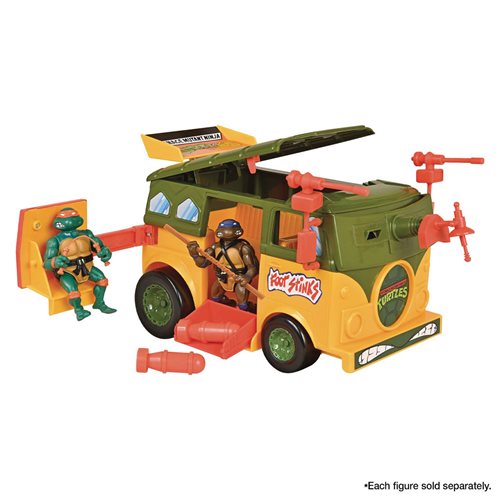 TMNT - Turtle Party Wagon Mutant Attack Van by Playmates