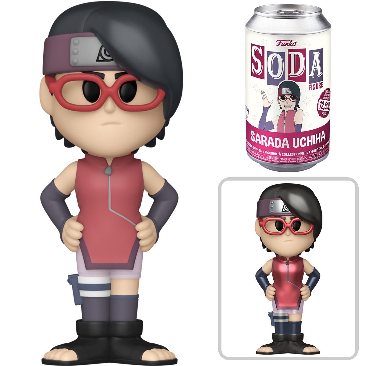 Boruto Sarada Uchina Sealed Mystery Soda Figure Funko - LIMIT 6