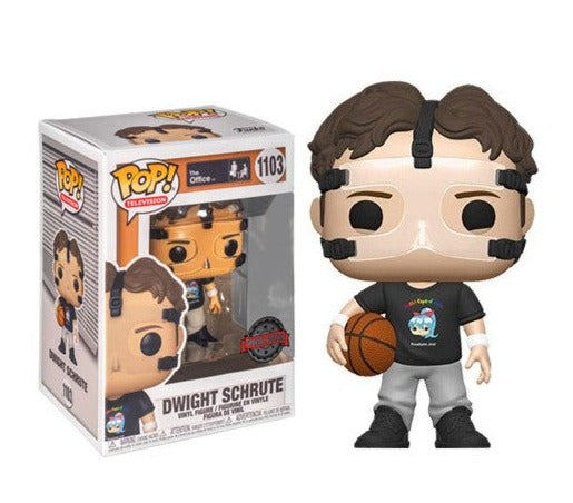 The Office - Dwight Schrute Basketball #1103 - Exclusive Funko Pop! Vinyl Figure (Television)