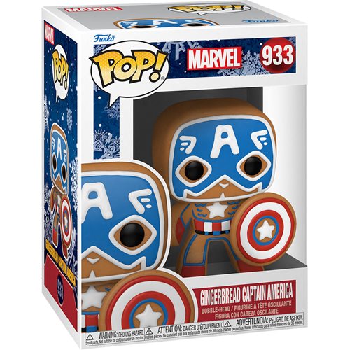 Marvel - Gingerbread Captain America #933 - Funko Pop! Vinyl Figure