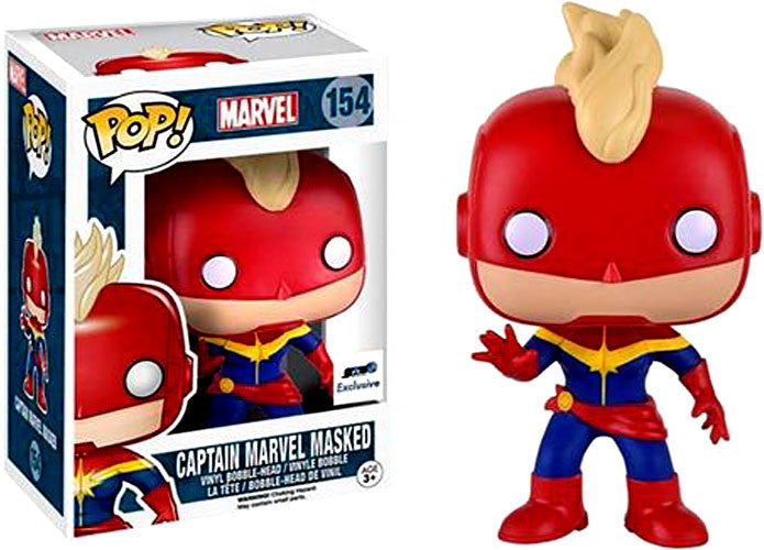 Captain Marvel Exclusive Masked Funko Pop Figure hero STORE