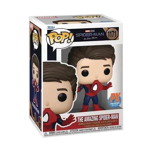 Spider-Man: No Way Home The Amazing Spider-Man Unmasked #1171 Funko Pop! Vinyl Figure