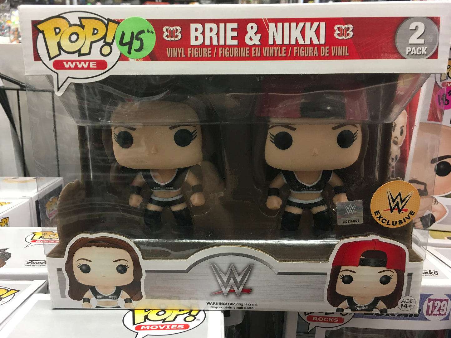 WWE Brie & Nikki Bella set Funko Pop! Vinyl 2020