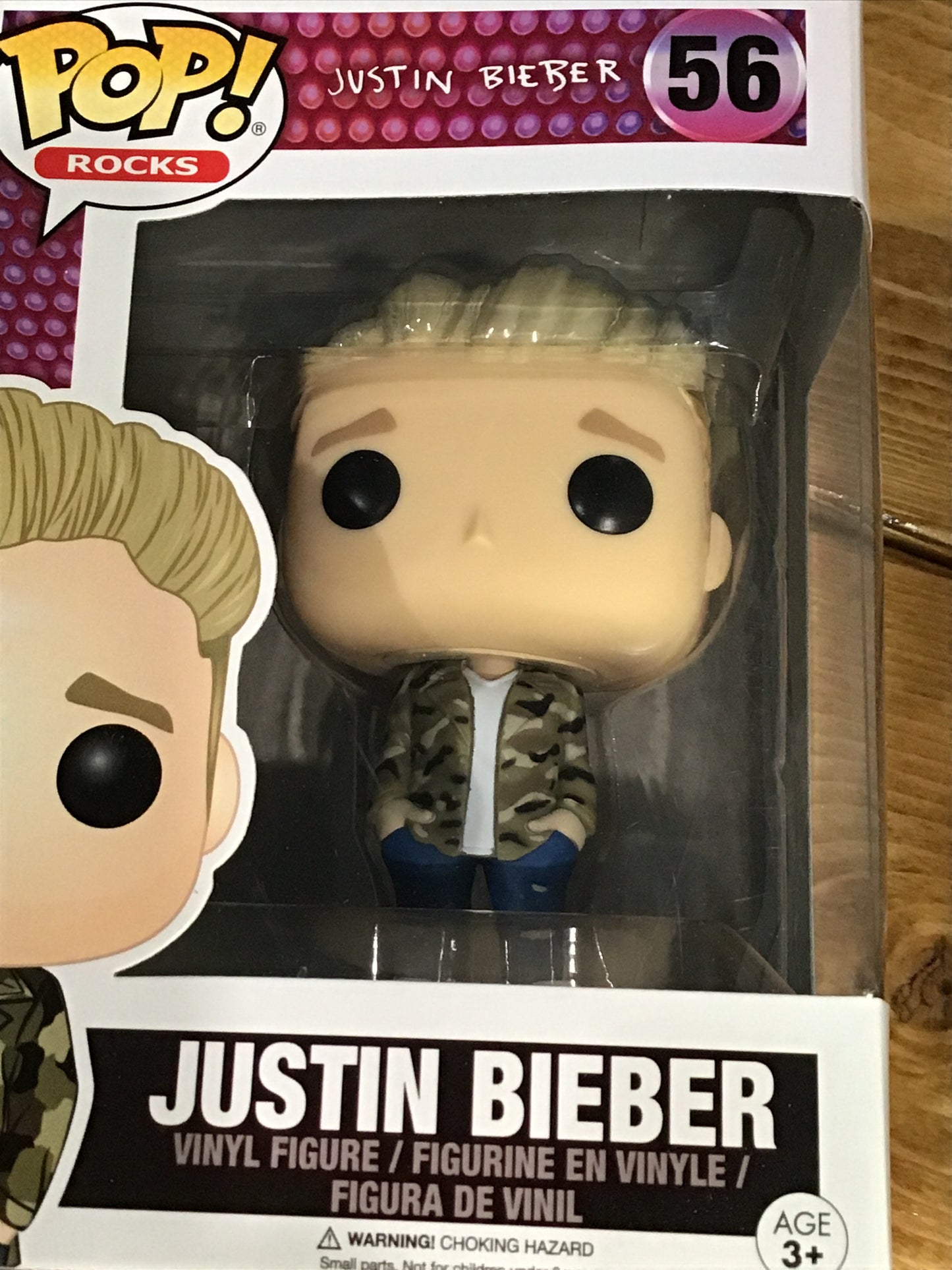 Justin Bieber 56 rocks Funko Pop! Vinyl figure rocks