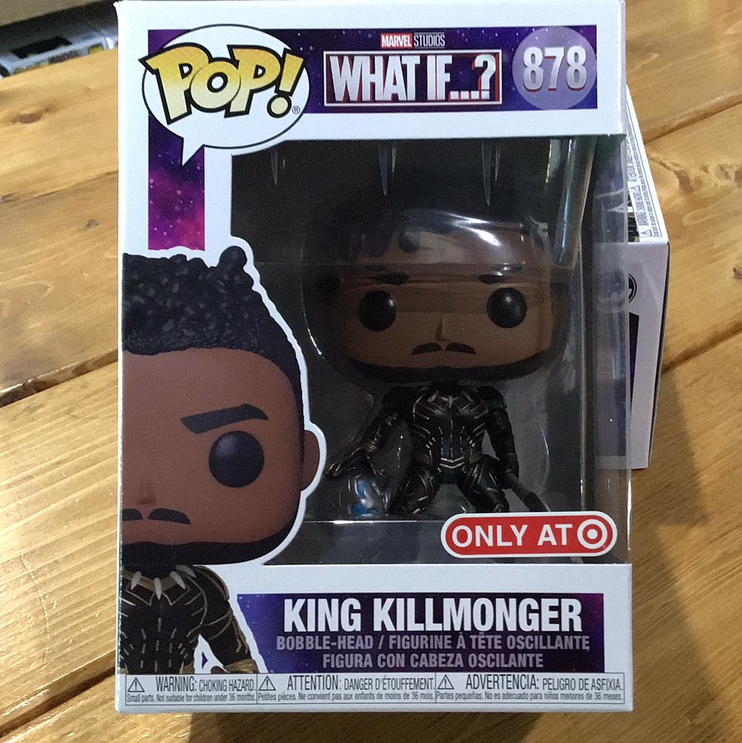 King Killmonger What If? Exclusive Funko Pop! Vinyl figure marvel