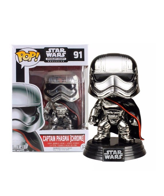 Star Wars - Captain Phasma (Chrome) #91 - Funko Pop! Vinyl Figure