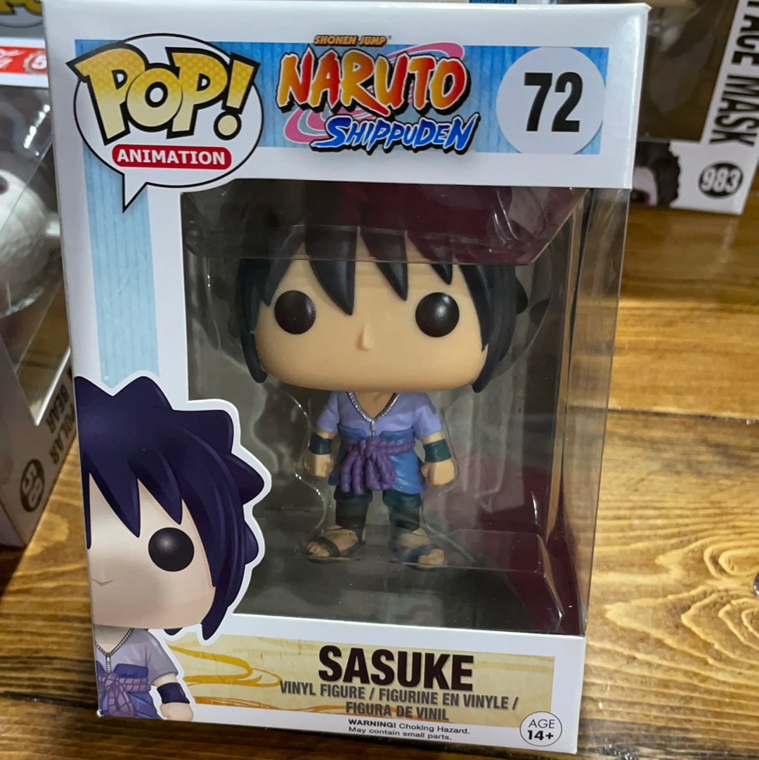 Naruto: Shippuden - Sasuke (#72) - Funko Pop! Animation Vinyl Figure | Tall Man Toys and Comics