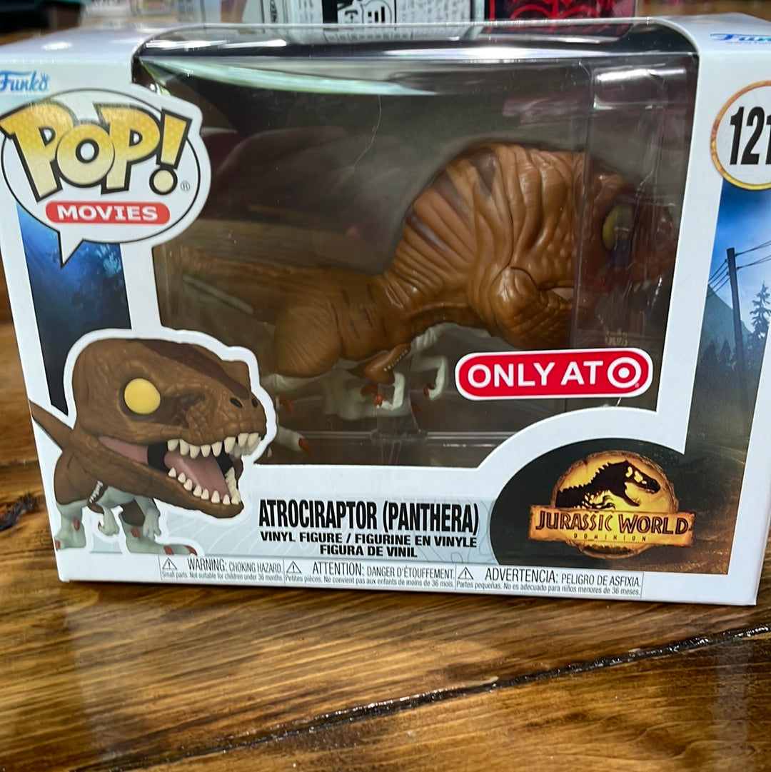 Jurassic World Atrociraptor panthers 1216 Exclusive Funko Pop! Movies Vinyl Figure