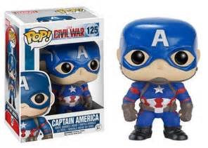 Marvel Captain America: Civil War - Captain America #125 - Funko Pop Vinyl Figure