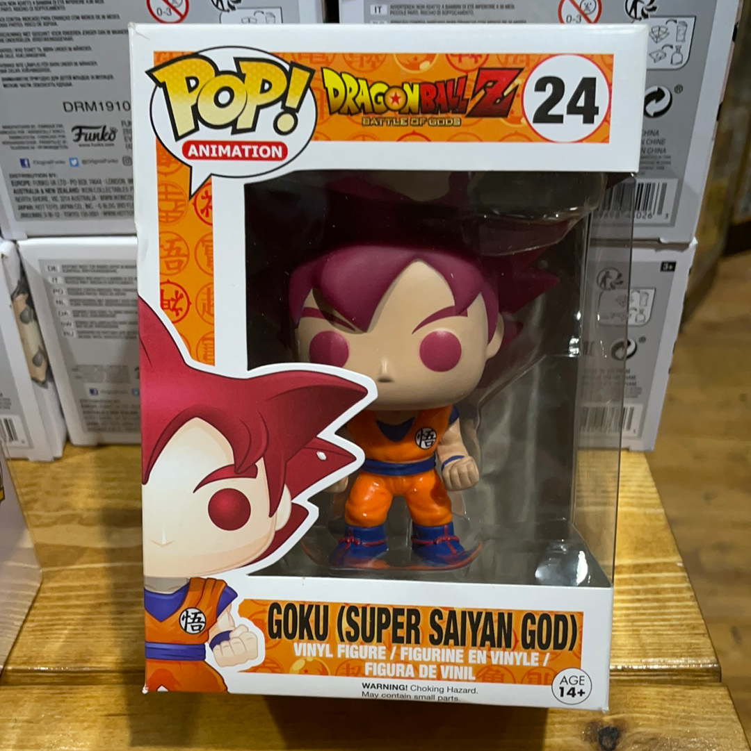 Goku super saiyan god Funko Pop! Vinyl figure anime