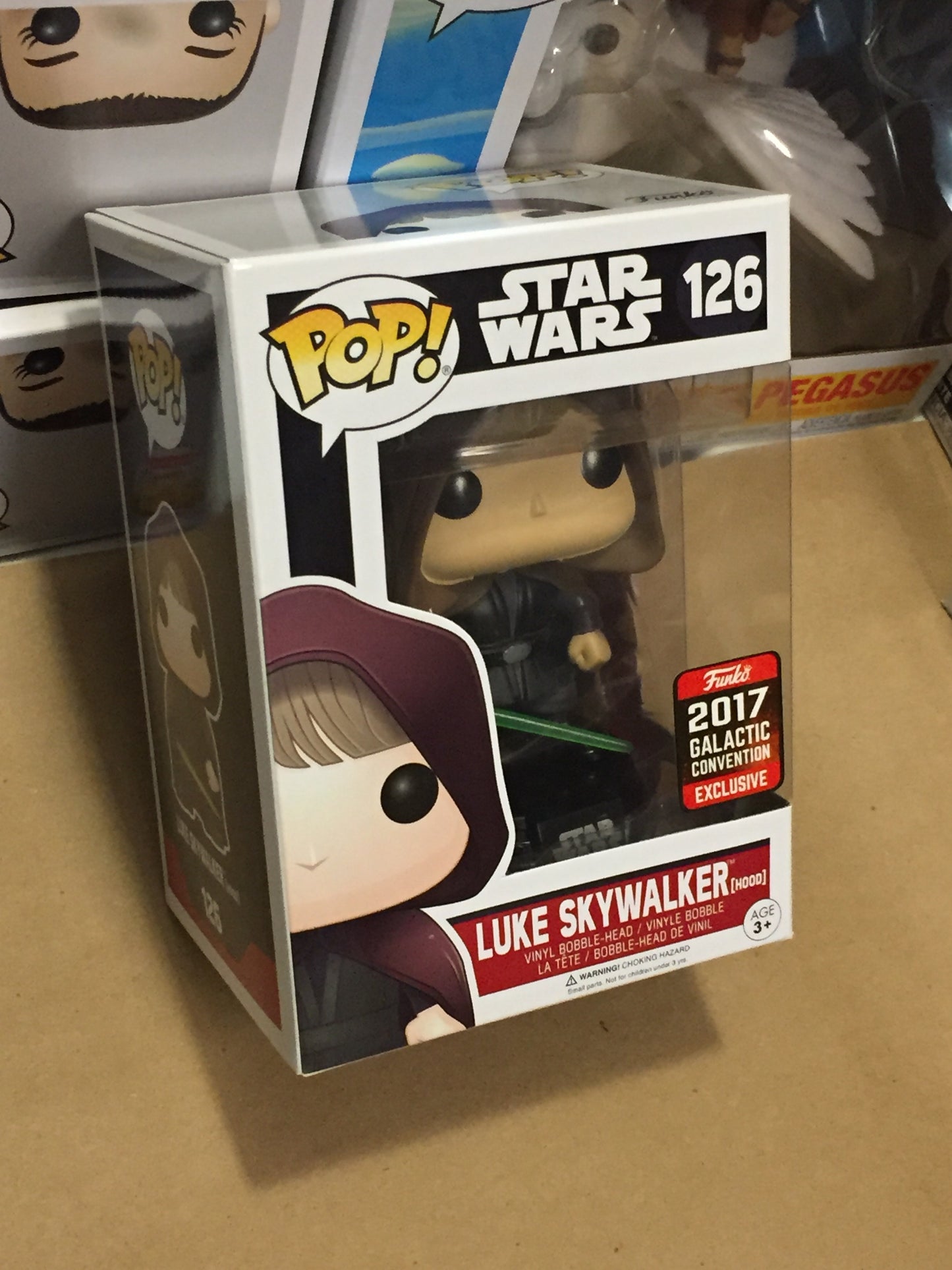 Star Wars Hooded Luke Skywalker Exclusive Funko Pop! Vinyl Figure