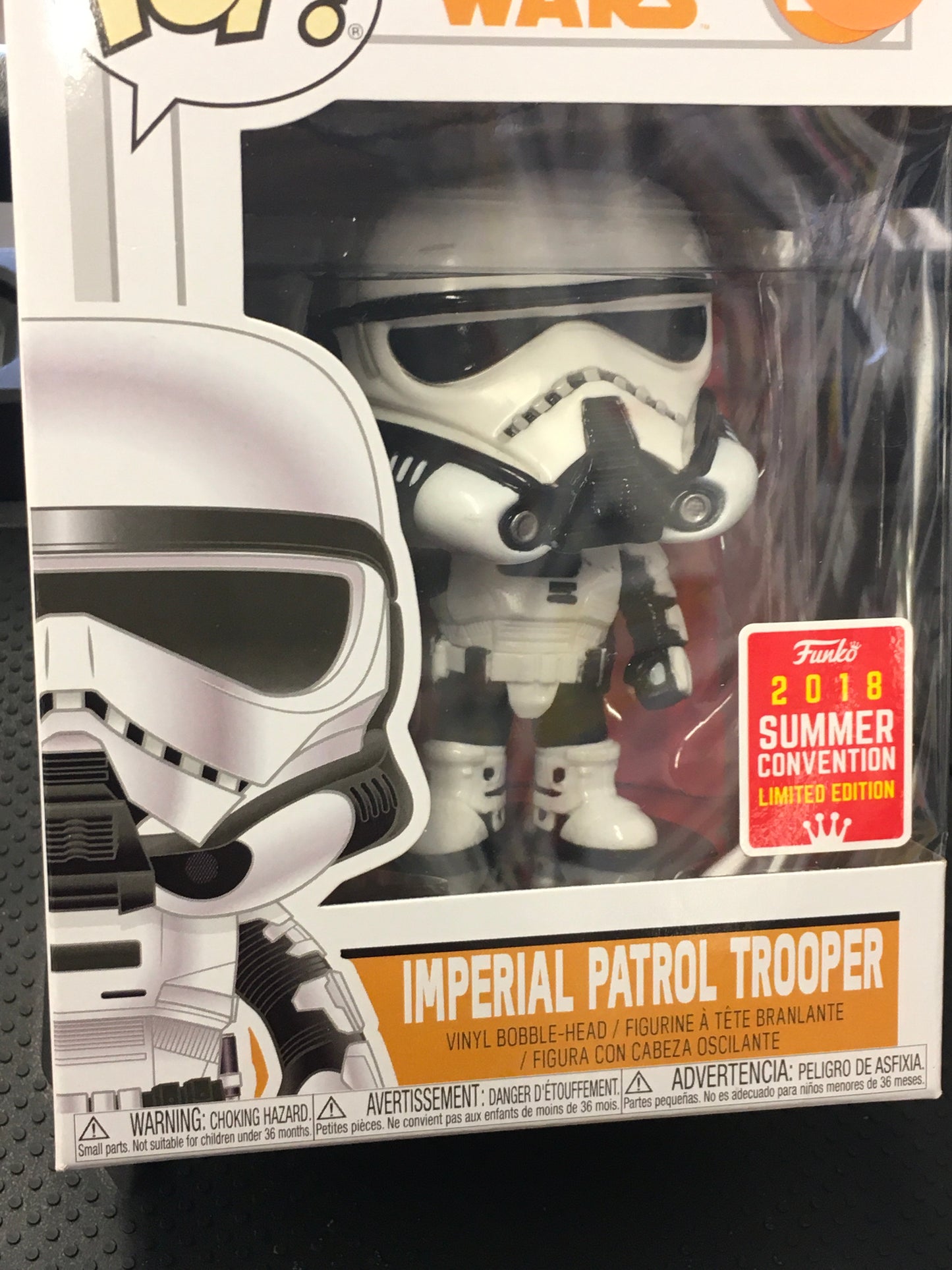 Star Wars imperial patrol trooper exclusive Funko Pop! Vinyl Bobble-Head