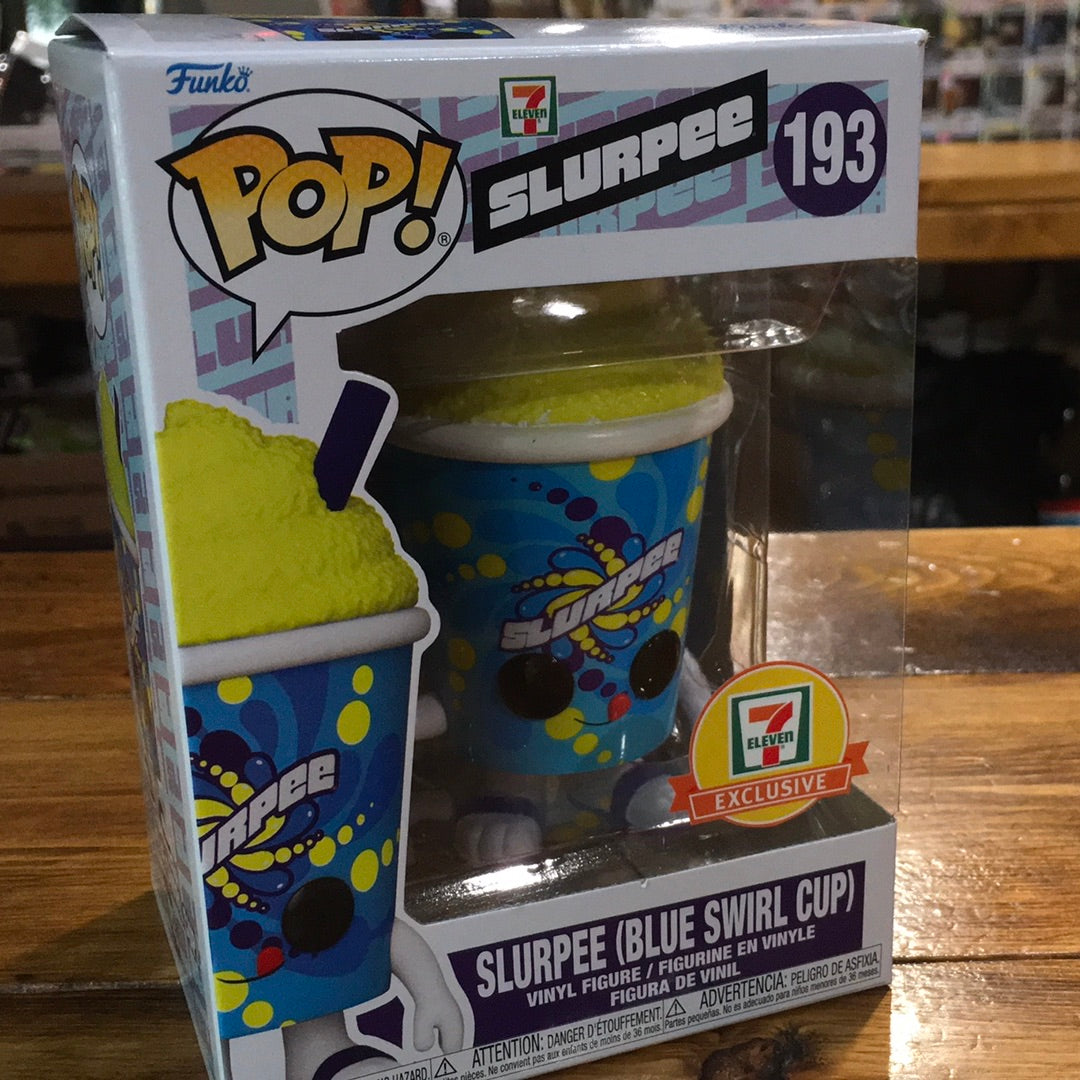 7 Eleven Slurpee Blue swirl cup 193 Exclusive Funko Pop! Vinyl Figure ad icons