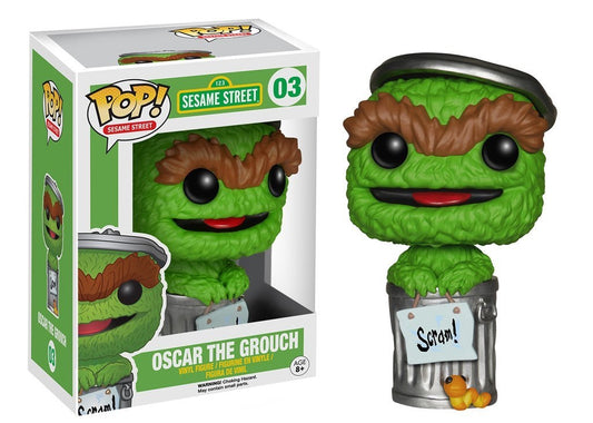 Sesame Street Oscar the Grouch 03 Funko Pop! Vinyl figure retired Cartoon