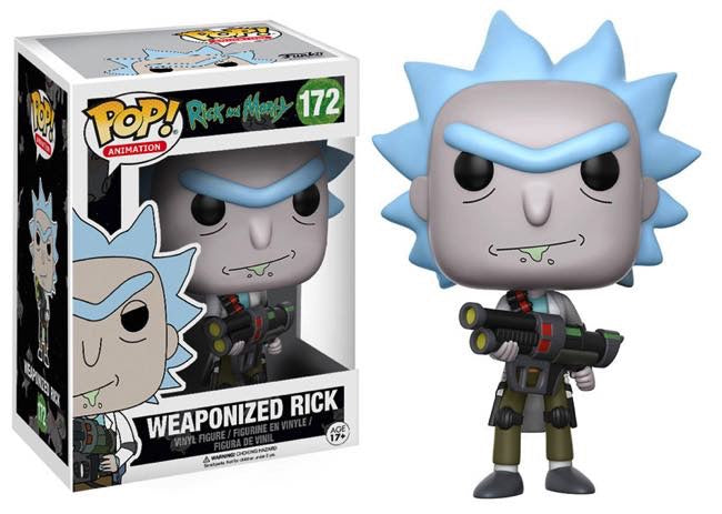 Rick & Morty Weaponized Rick Funko Pop! Vinyl figure animej