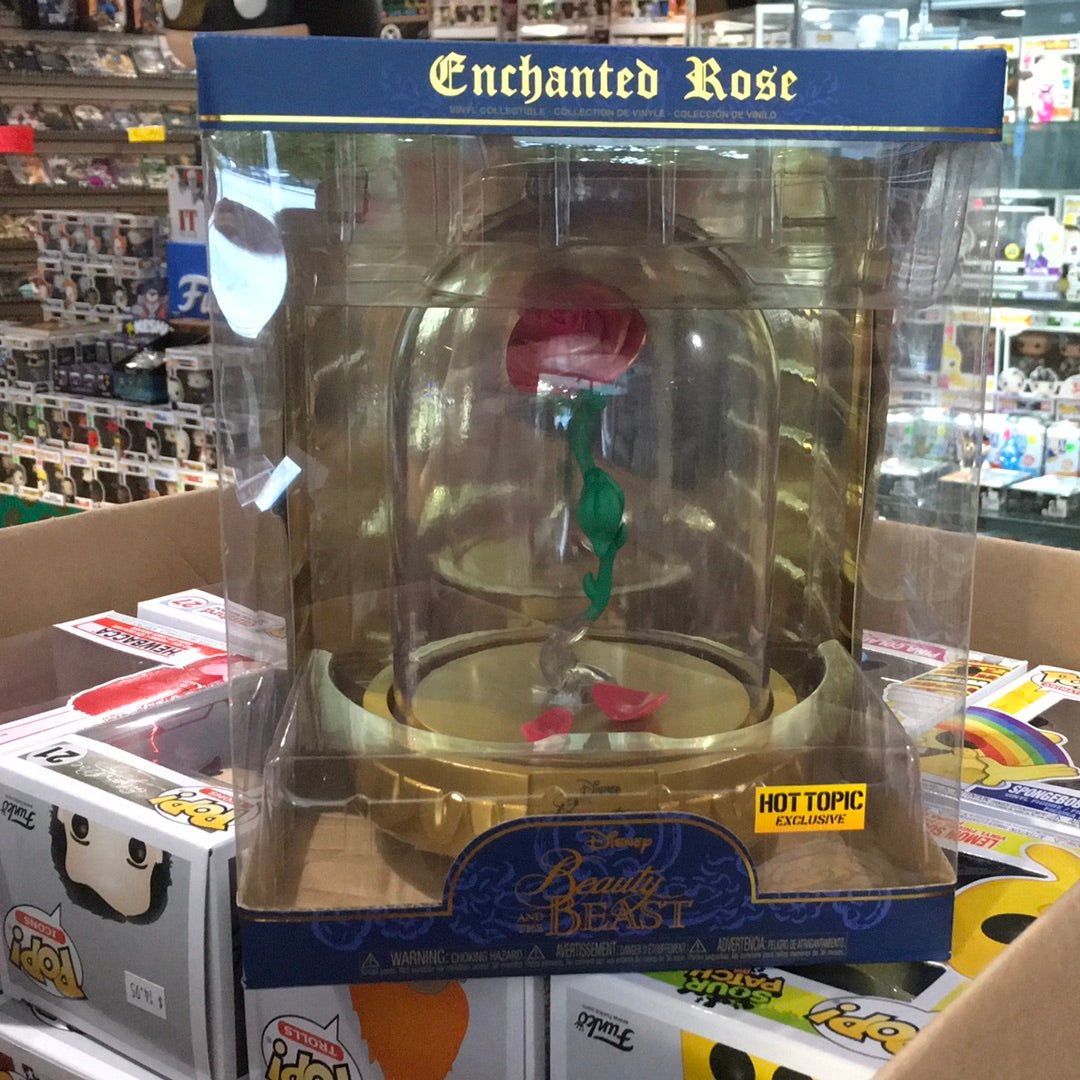 Disney Beauty and the Beast Enchanted Rose Funko Exclusive Vinyl Collectible