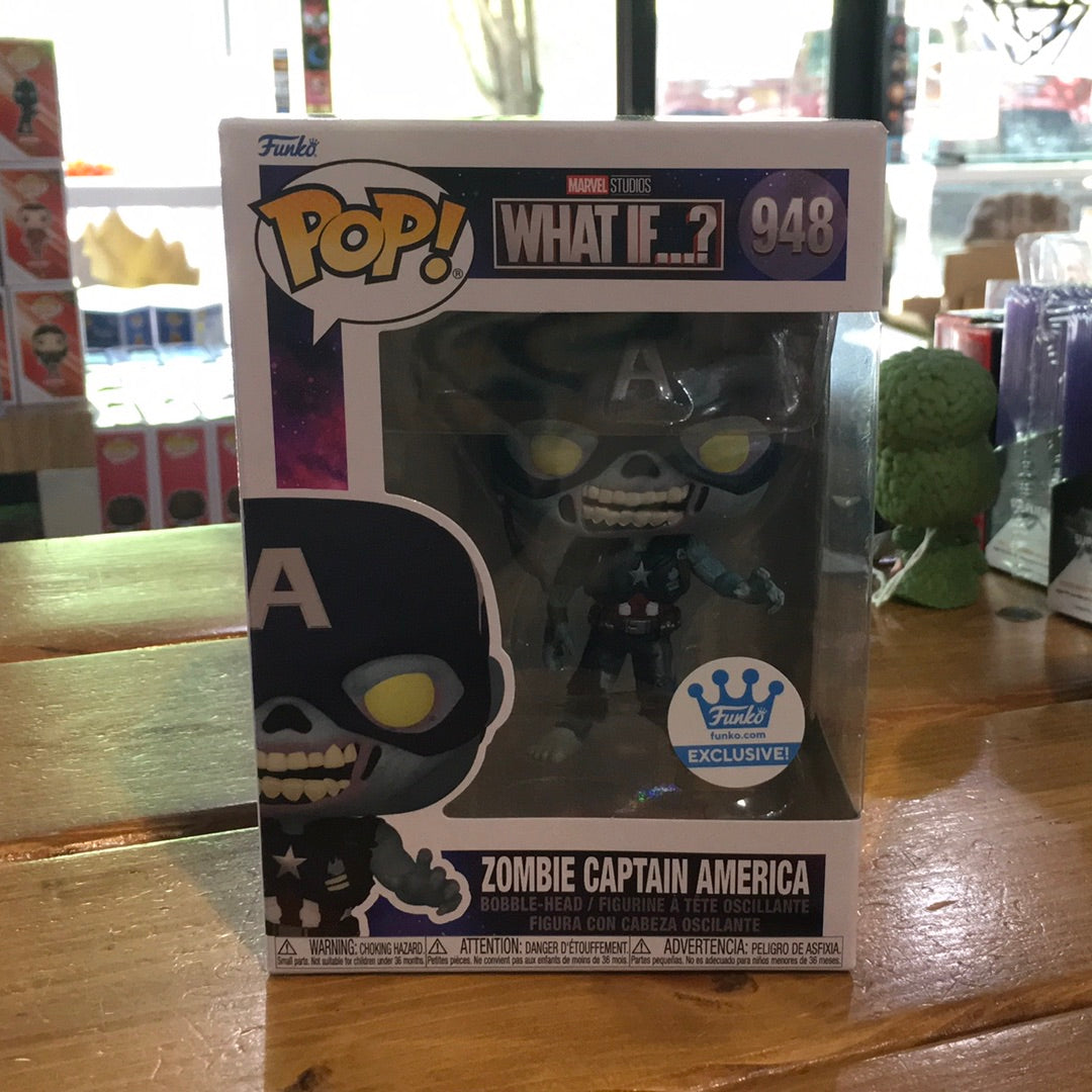Marvel What If - Zombie Captain America Exclusive Funko Pop! Vinyl figure