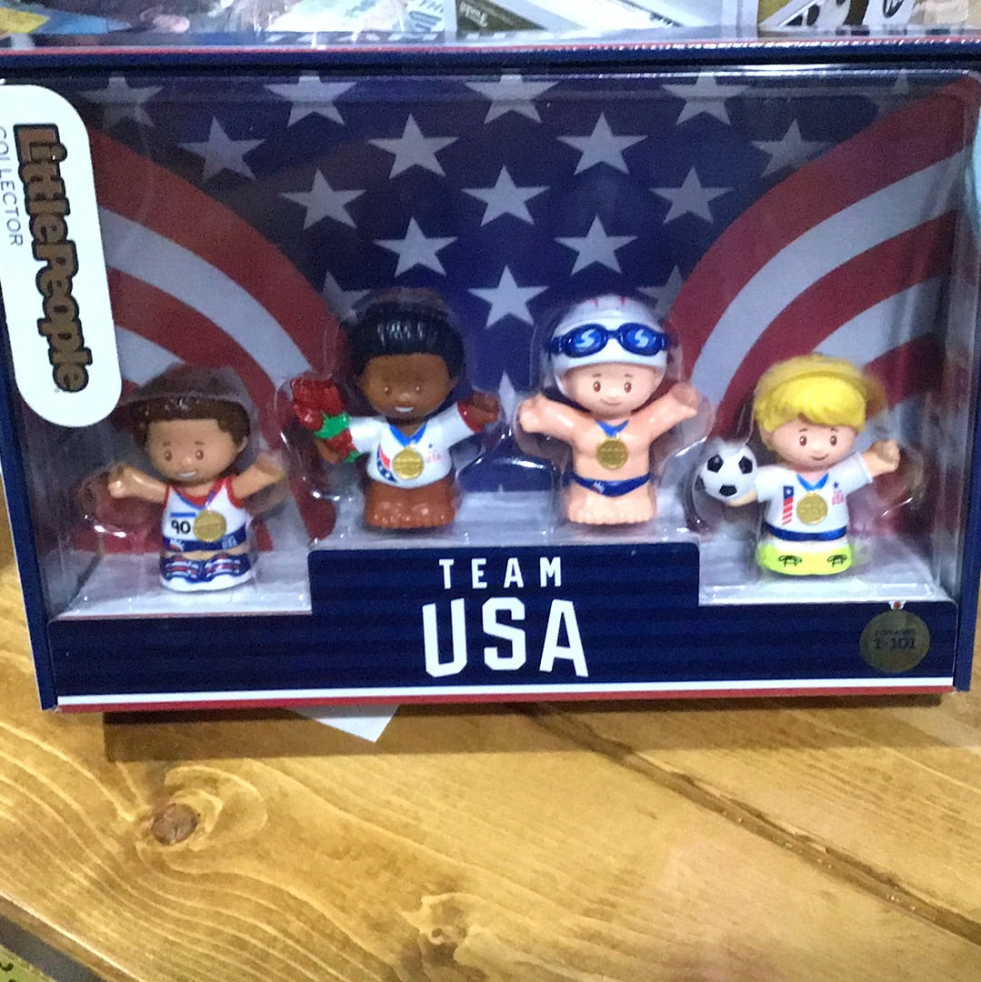 Team USA olympics Fisher Price Little People set