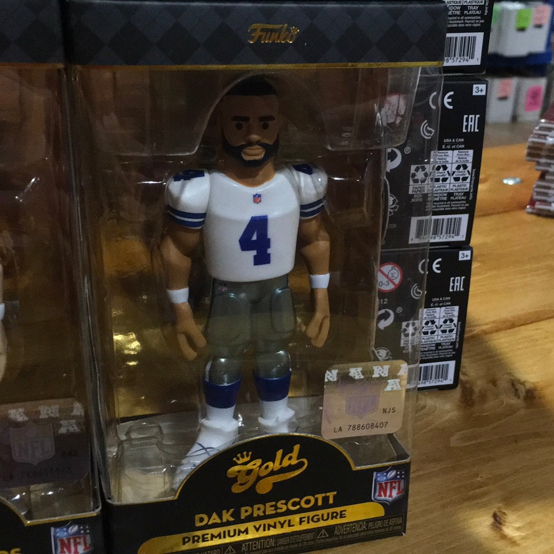 Funko Gold 5" NFL: Cowboys Dak Prescott Vinyl Figure