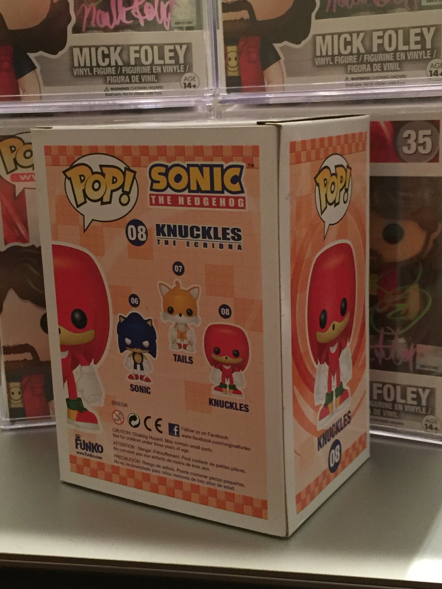 Retired Sonic the Hedgehog Knuckles Funko Pop! grail STORE
