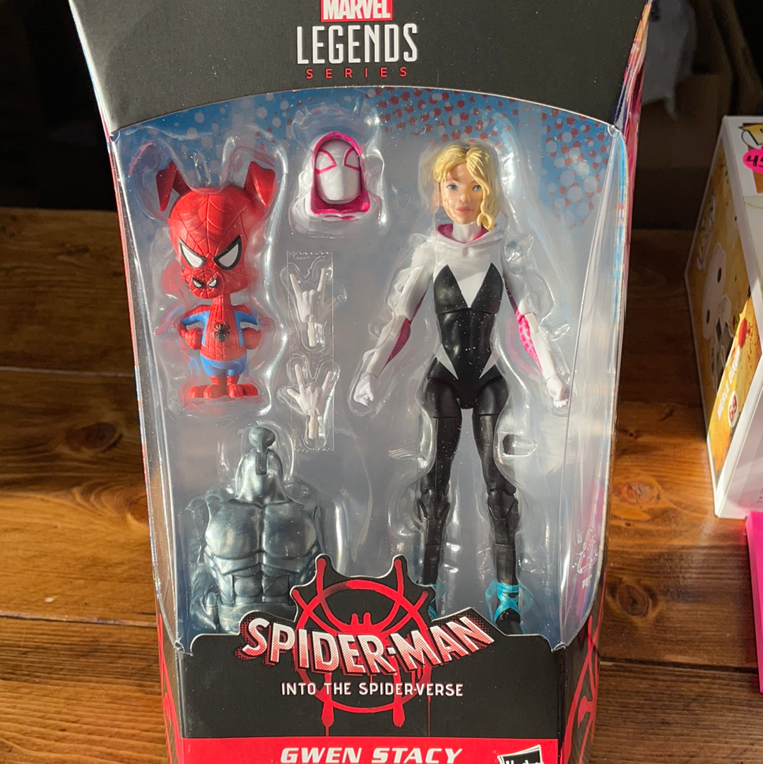 Marvel Legends Gwen Stacy Spider ham spiderverse - Stilt Man BAF Hasbro
