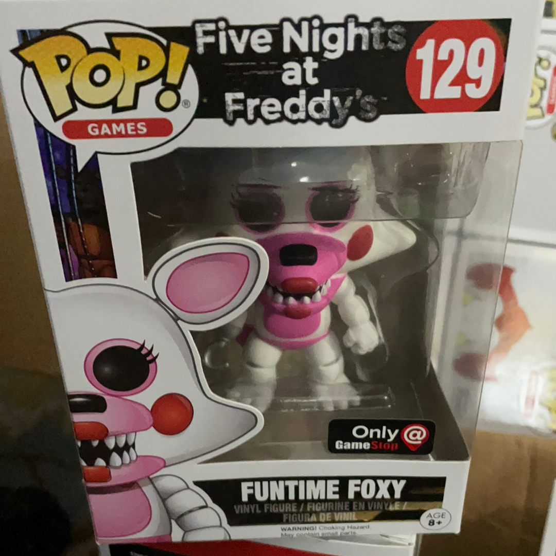 Five nights at Freddy's Funtime Foxy 129 Funko Pop! Vinyl figure video game