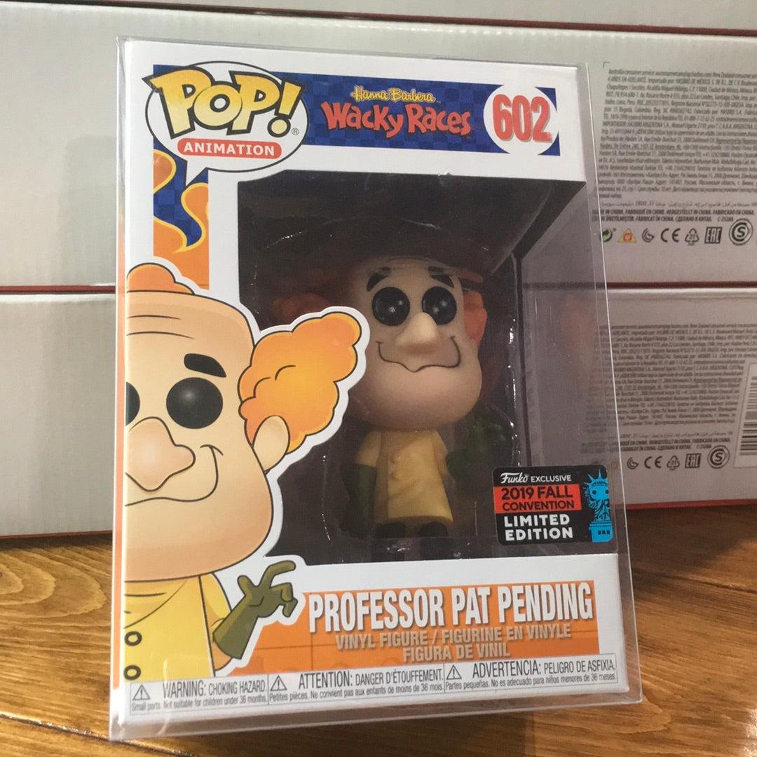 Hanna Barbera Professor Pat Pending exclusive 602 Funko Pop! Vinyl figure