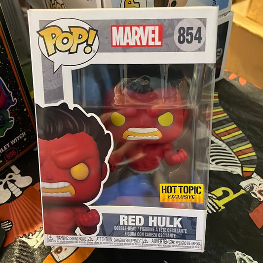 Marvel Red Hulk 854 Exclusive Funko Pop! Vinyl figure