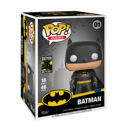 DC Comics - Batman 80th Anniversary 18 inch Funko Pop! Vinyl Figure | Tall Man Toys