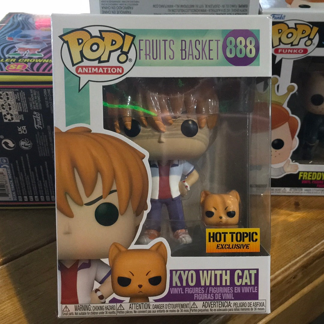 Fruits baskets kyo with cat 888 exclusive Funko Pop! Vinyl figure anime