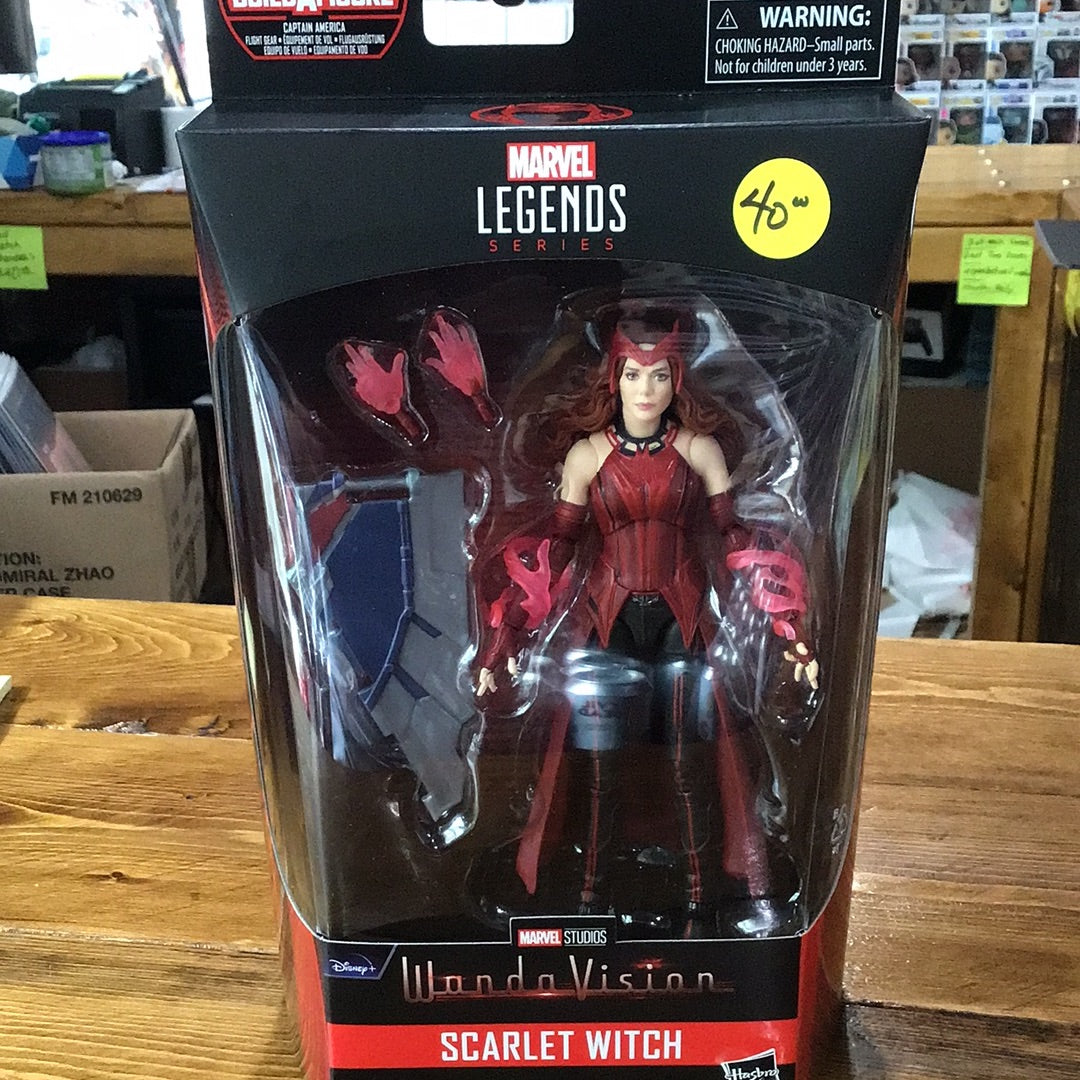 Hasbro Marvel Legends Scarlet Witch figure wields the Darkhold!