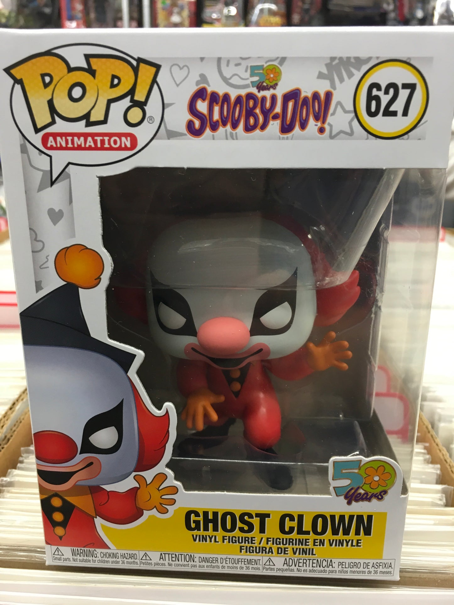 Scooby-Doo! 50 Years Ghost Clown Funko Pop! Vinyl figure
