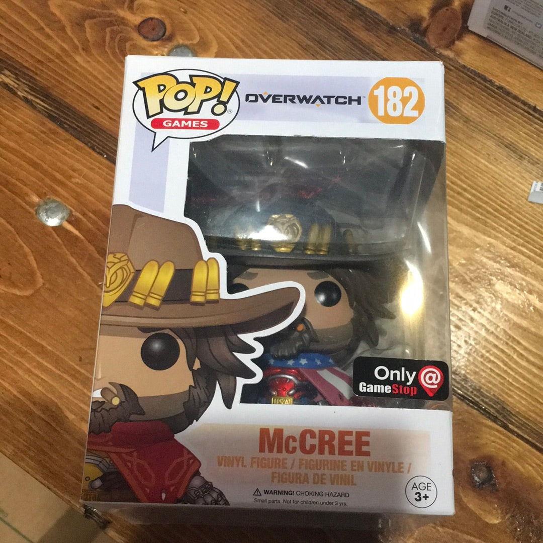 Overwatch McCree exclusive Funko Pop vinly Figure games