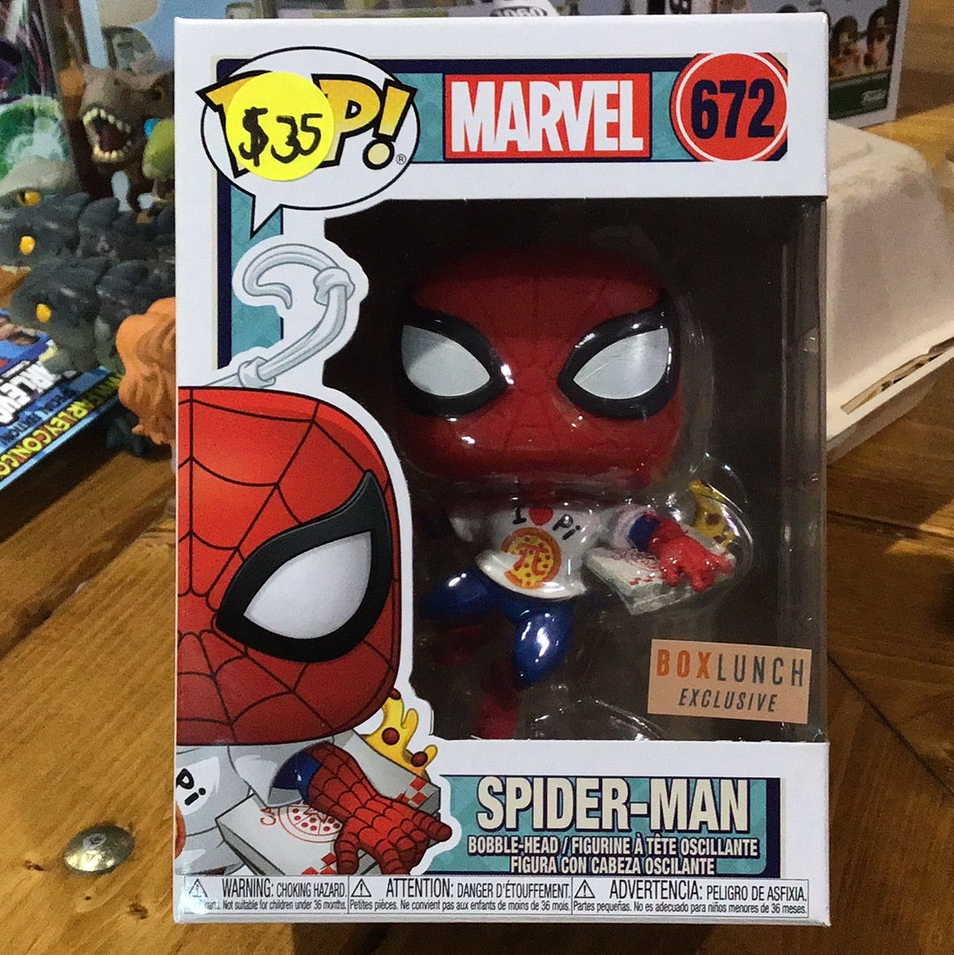 Marvel Spider-Man #672 I ❤️ Pi - Exclusive Funko Pop! Vinyl Figure