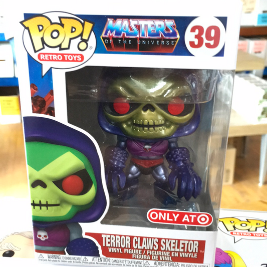MOTU Terror Claws Skeletor 39 metallic exclusive Funko Pop! Vinyl figure