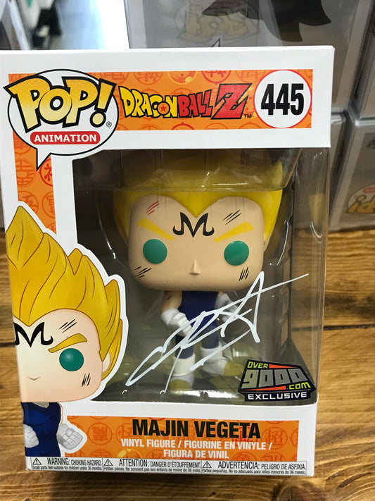 Chris Sabat signed Majin Vegeta Funko Pop! Vinyl figure