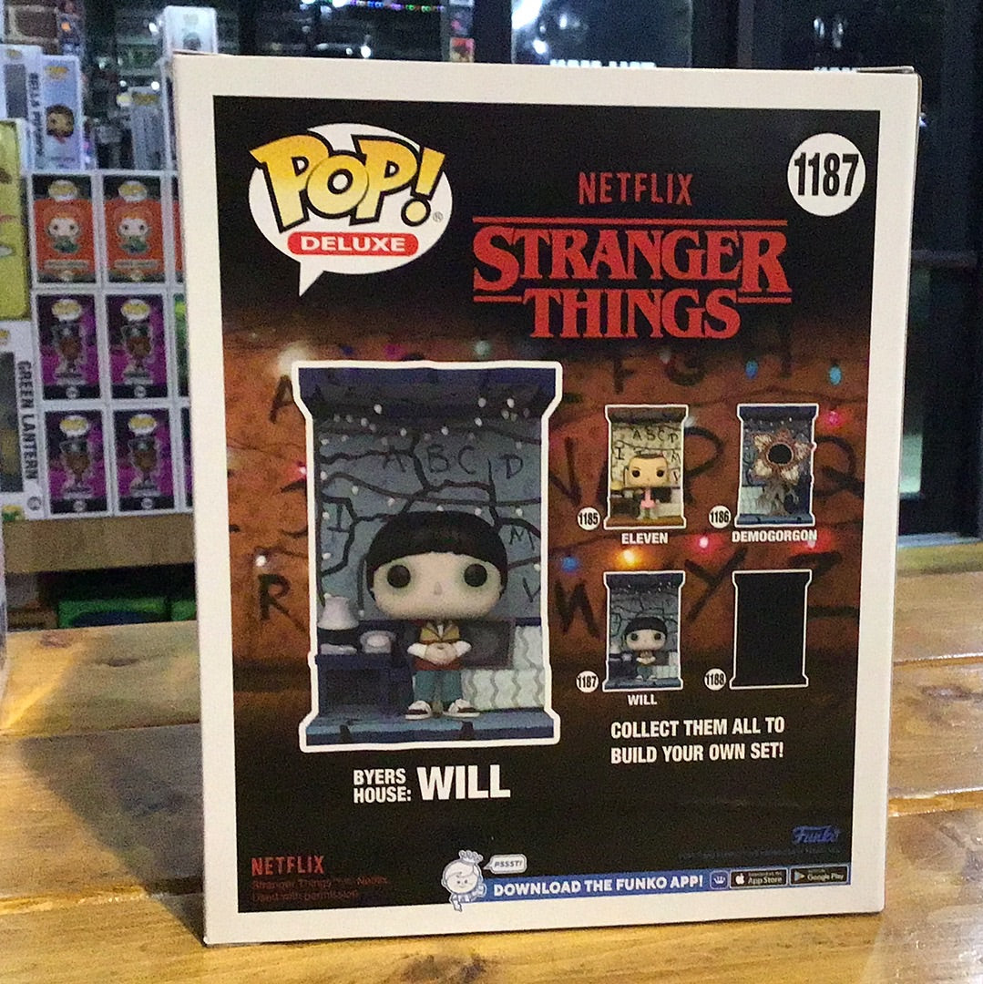 Will Byers/Byers House Stranger Things deluxe #1187-Exclusive - TELEVISION Funko Pop! Vinyl Figure