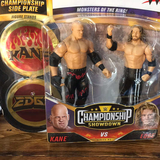 WWE championship showdown Kane vs Edge Action Figure