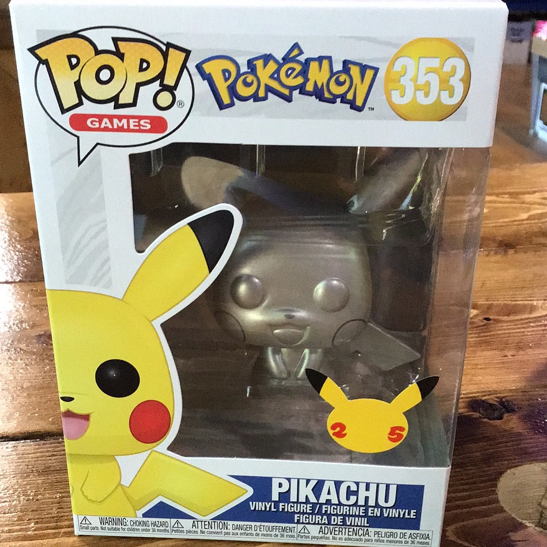 Pokémon Pikachu metallic Funko Pop! Vinyl figure