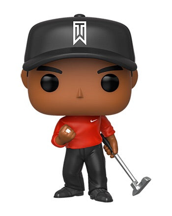Tiger Woods golf red shirt Funko Pop! Vinyl figure sports