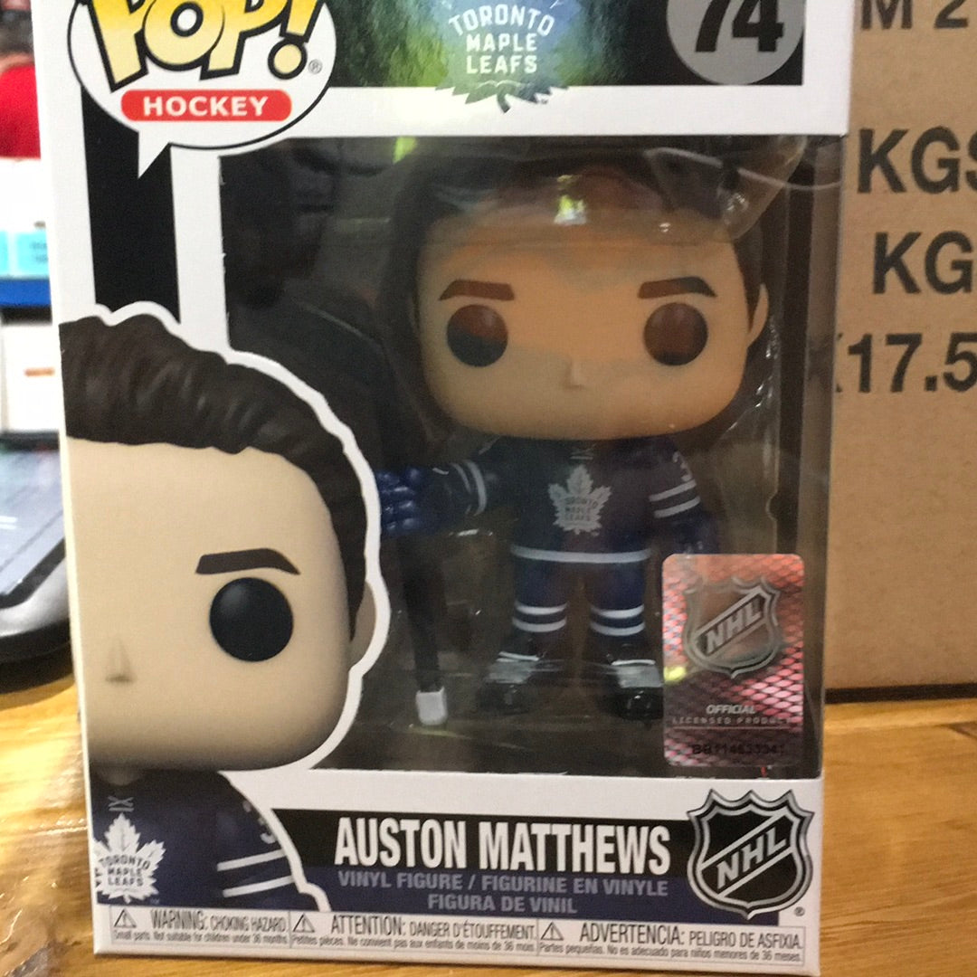 NHL Auston Matthews Maple Leafs Funko Pop! Vinyl figure sports