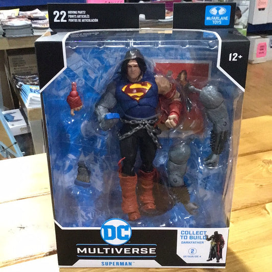 McFarlane Toys DC Multiverse Dark Nights Death Metal Superman 7-inch Action Figure BAF Darkfather