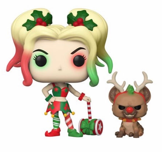 DC Comics - Holiday Harley Quinn with Helper - Funko Pop! Vinyl Figure