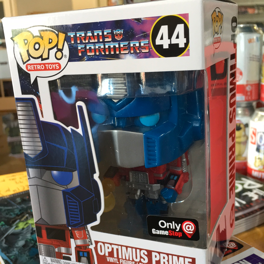 Transformers Optimus Prime with axe arm 44 exclusive Funko Pop! Vinyl Figure cartoon