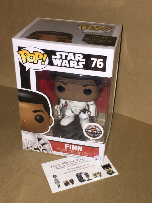 Star Wars Finn exclusive Funko Pop! Vinyl figure