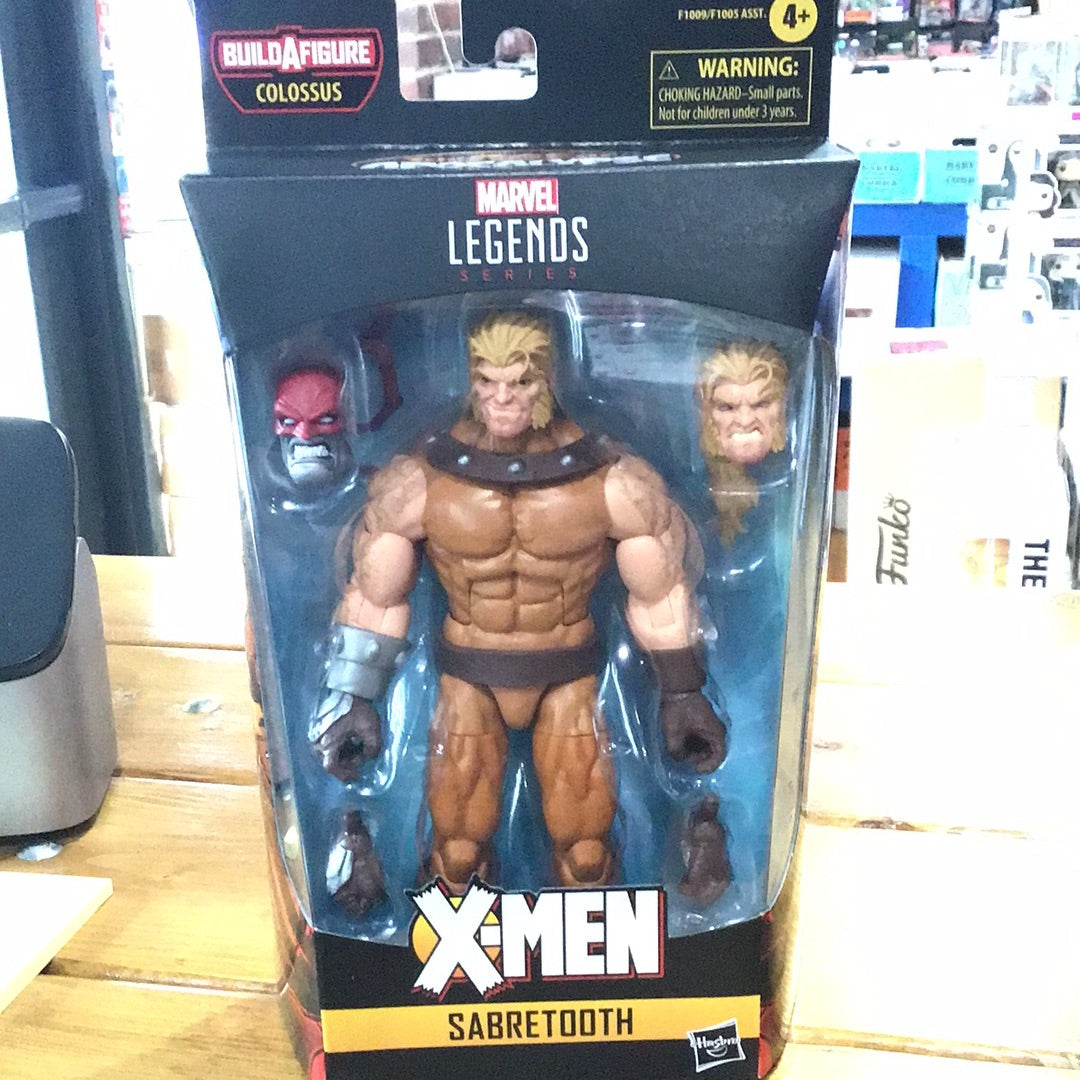 Marvel Legends X-Men Sabretooth BAF Colossus Hasbro